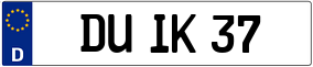 Truck License Plate
